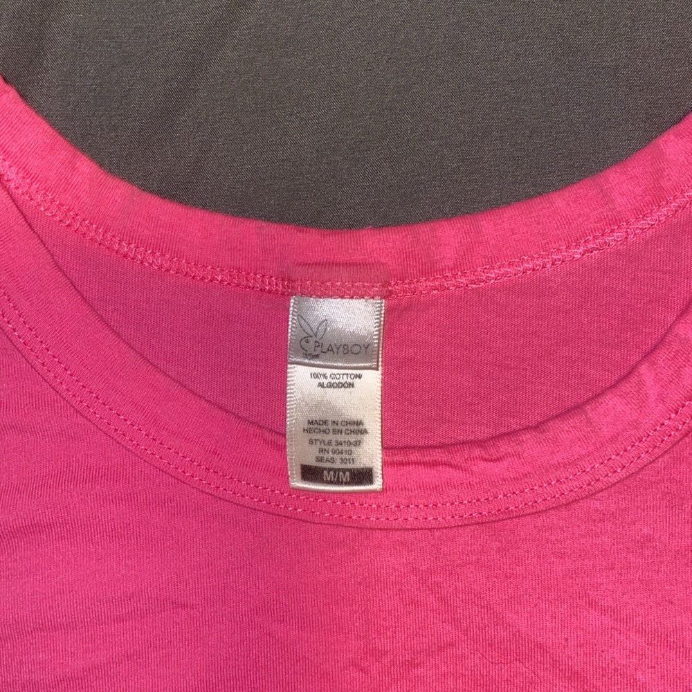 Pink playboy bunny tee - Picture 2 of 3